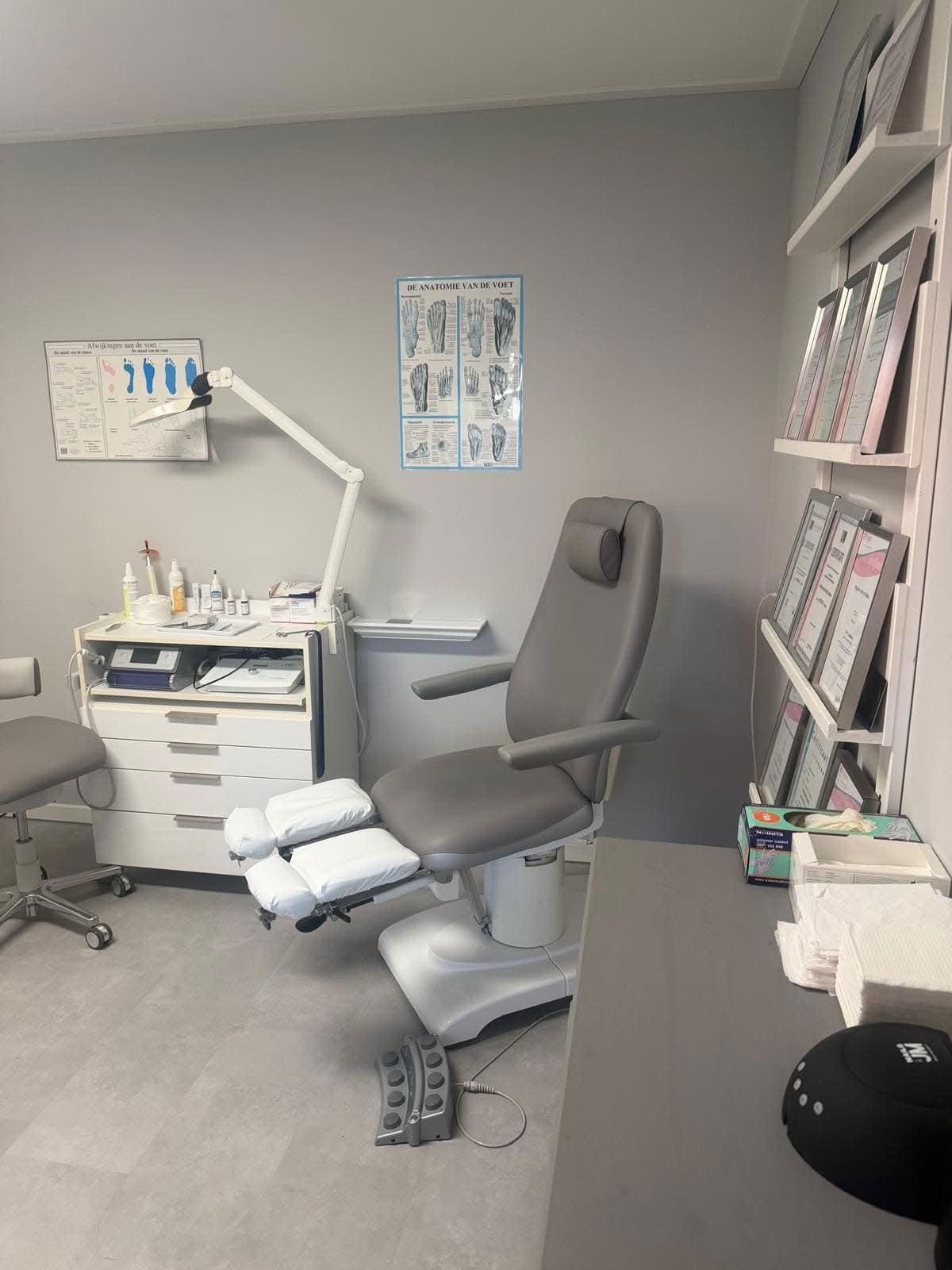 Camathe de pedicure - behandelstoel